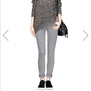 VINCE Dylan Skinny Jeans, Gray, Size 26